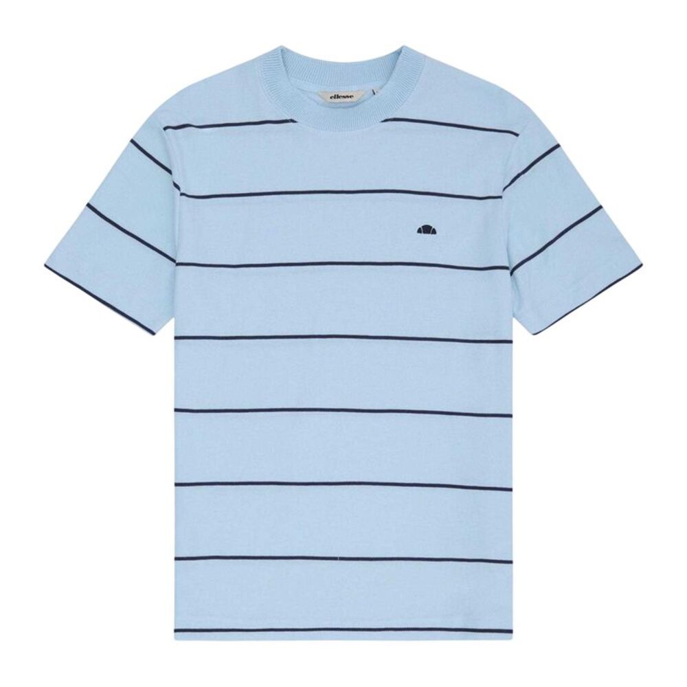Ellesse Mens Verri Striped T-Shirt / Light Blue